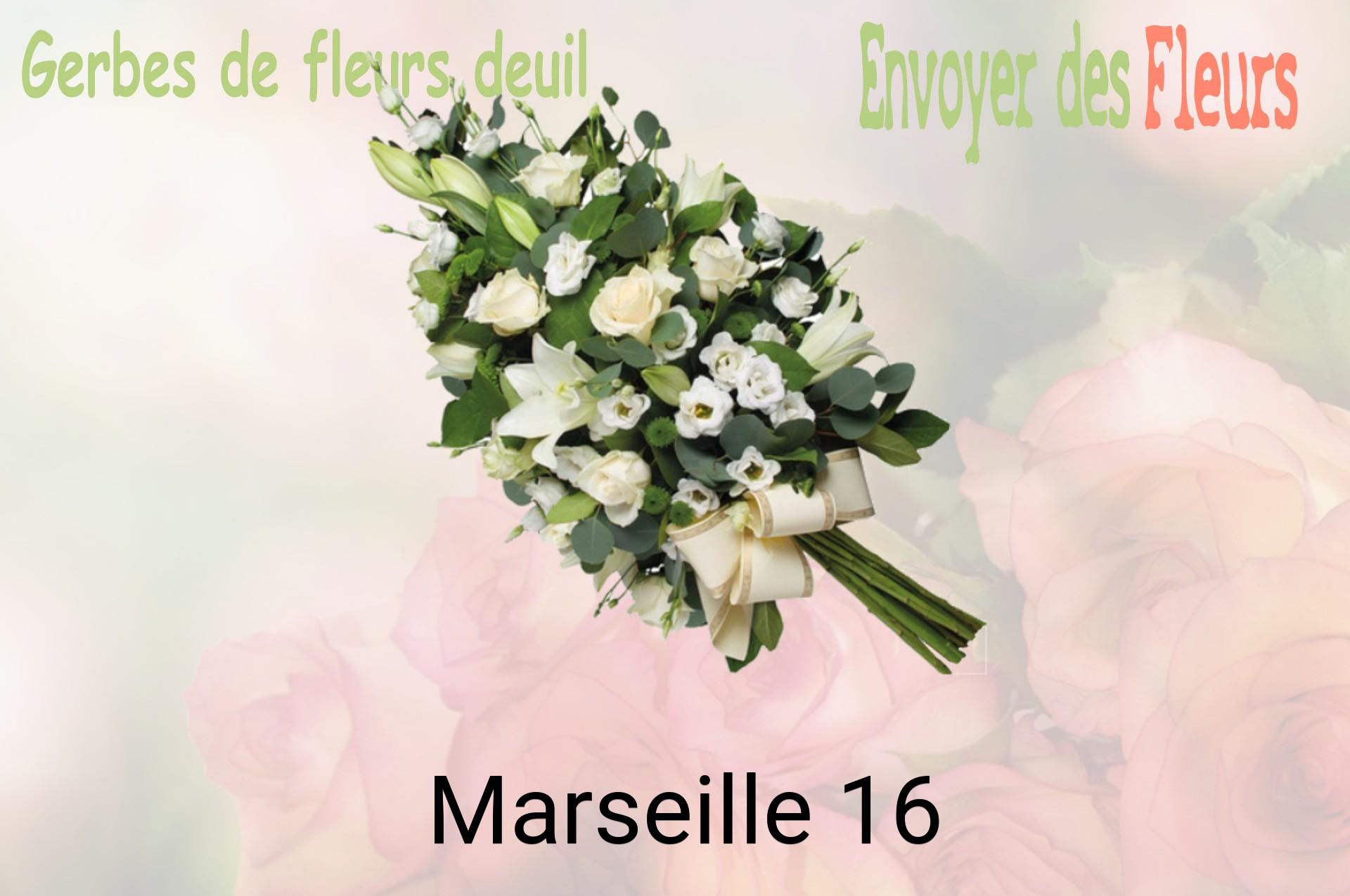 Gerbe de fleurs de deuil livrée à Marseille-16